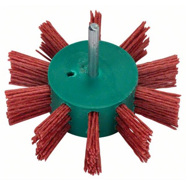 BOSCH Flap brush for drills with nylon wire with aluminium oxide coated abrasive, ø100mm - 1