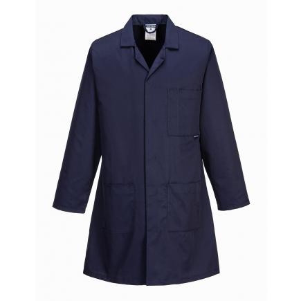 PORTWEST 2852NAR Navy blue lab coat | Mister Worker®