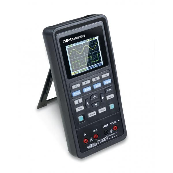 BETA 017600008 - 1760DGT/2 Multímetro digital para automoción portátil con  osciloscopio de 2 canales y generador de onda