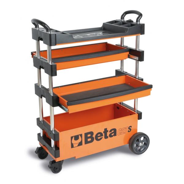 BETA 027000203 - C27S Carro porta-herramientas vacio compacto y extensible  para trabajos en exteriores
