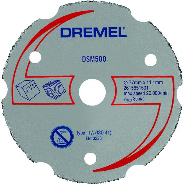 DREMEL 2615S500JB Disco de corte multiusos DSM20
