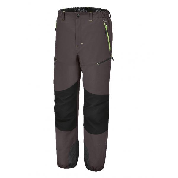 Pantalon Multibolsillos Gris / Negro