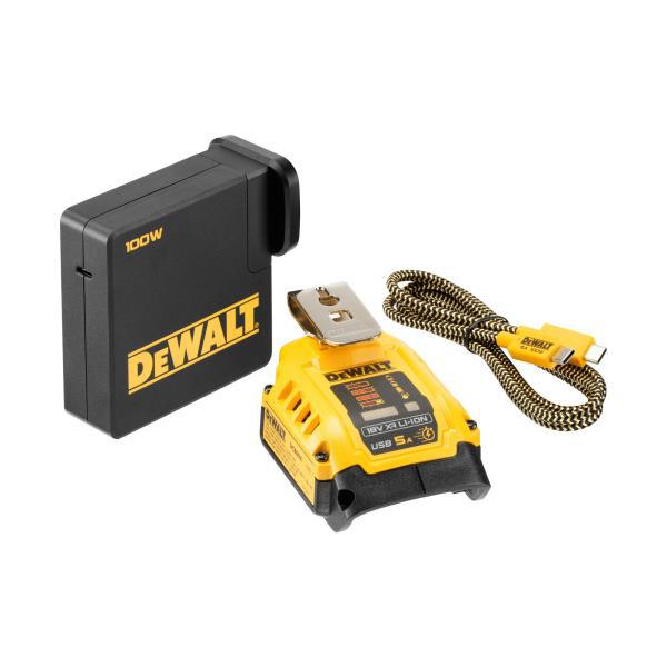 DEWALT DCB094K-QW Adaptador de cargador USB de 18V