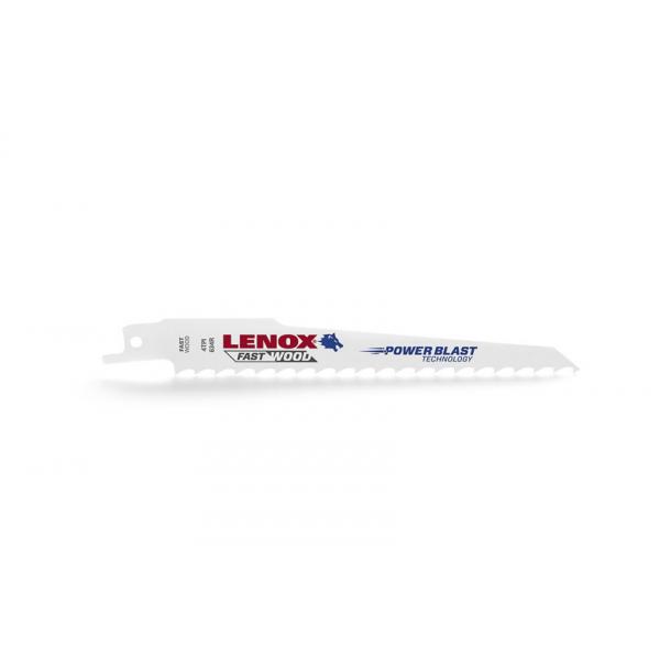 LENOX 20575634R Hoja de sierra de sable bimetálica estándar, para madera y  pladur
