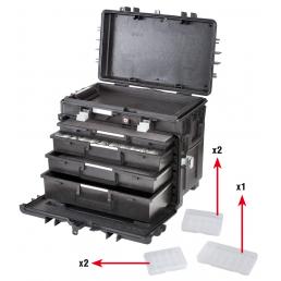 USAG 001 PV Maletín de herramientas para mantenimiento electrónico y  eléctrico (vacío)