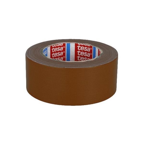 Rollo cinta adhesiva de tela color marrón de 50mm x 50m Marca TESA