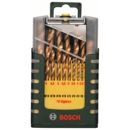 Juego 19 brocas para metal Bosch con recubrimiento