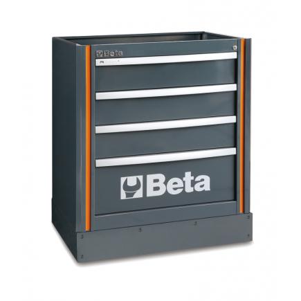 BETA Module fixe à 4 tiroirs pour ameublement atelier - 1