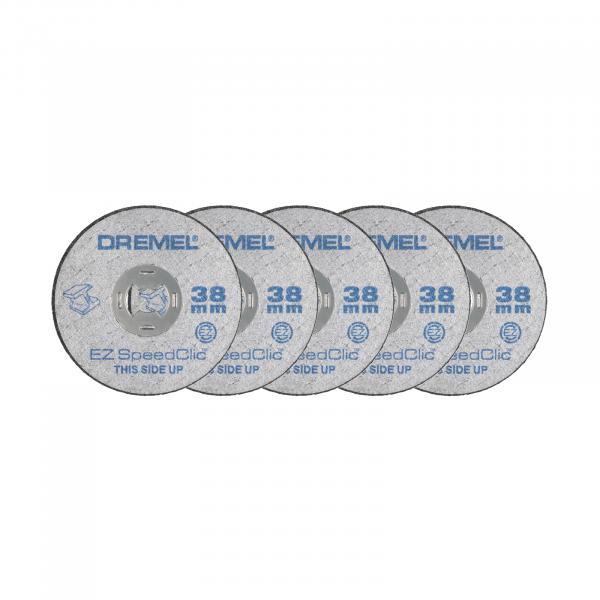 DREMEL 2615S456JC SC456 - EZ SpeedClic 5 disques à tronçonner pour la  découpe des métaux