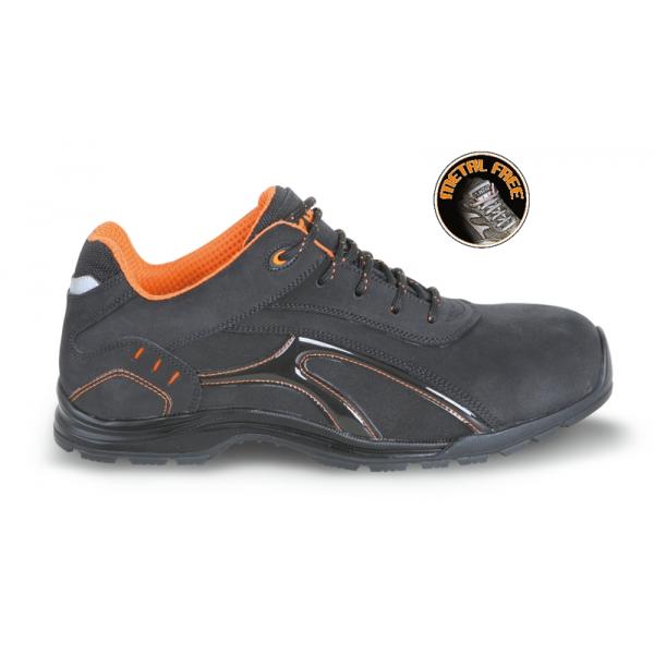 BETA Chaussure basse en cuir croûte Nubuck hydrofuge avec semelle en caoutchouc et anneau en PU souple, S3 HRO SRC - 1