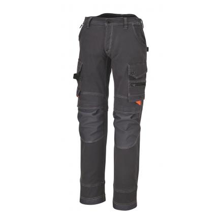 BETA Pantalon de travail multipoches, gris - 1