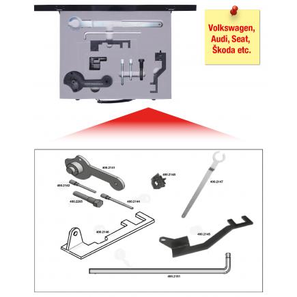 KS Tools - Jeu d'outils de calage moteur - VAG, Audi, Skoda, Volkswagen,  Seat