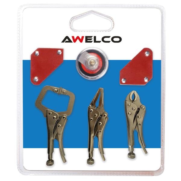 AWELCO 98038 - Mini ensemble d'outils magnétiques de soudage (6 pcs)
