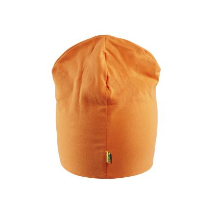 STOKER : Bonnet en spandex avec lumière LED rechargeable. Orange