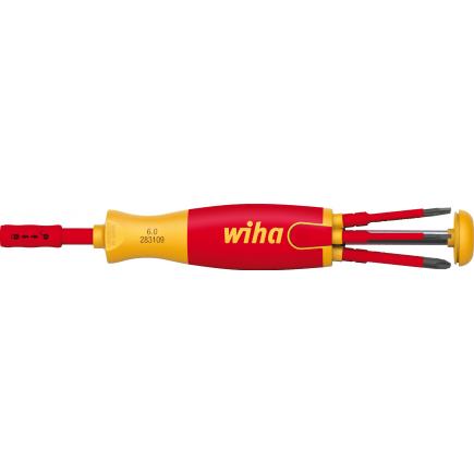 WIHA 38020 - Jeu d'outils d'électricien avec tournevis et pinces coupantes  à usage intensif 1000V en sacoche (8 pcs.)