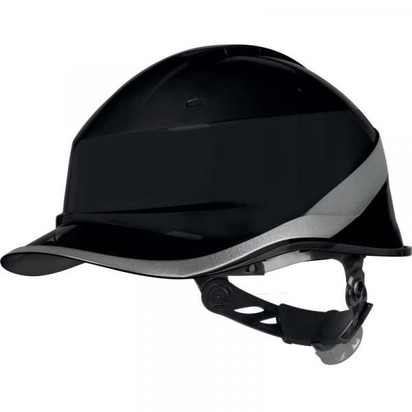 Chapeau de sécurité réglable en coton de qualité supérieure, polyéthylène  haute densité et ABS, casquette de baseball avec visière respirante pour le  travail sportif (bleu avec bord gris) : : Mode