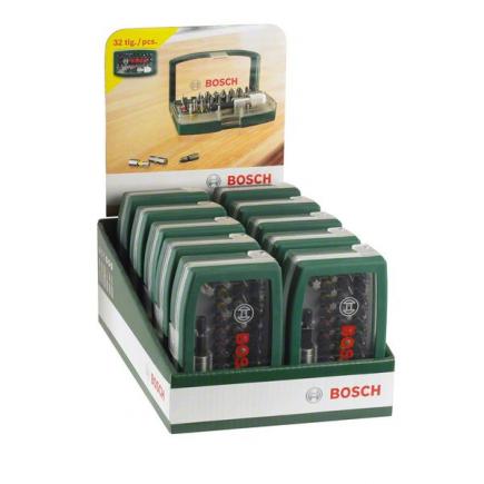 Bosch set d'embouts de vissage 32 pièces avec code couleur