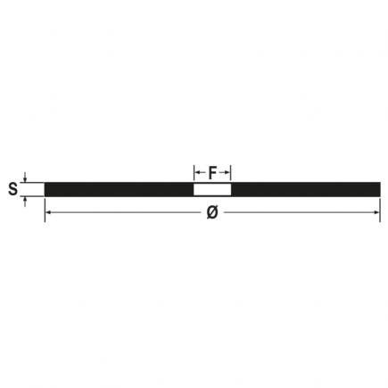 BETA 114400460 - 11440C Dischi fibrati con tela allo zirconio ø 180 mm (confezione  multipla)