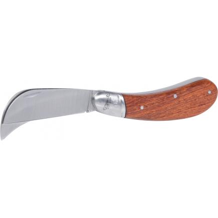 KS TOOLS 907.2186 Coltello per elettricisti con lame richiudibili,1lame  dritta e 1a falce