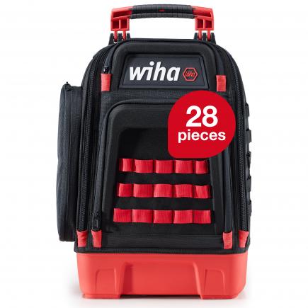 WIHA 45528 Zaino portautensili per elettricisti (28 pz.)