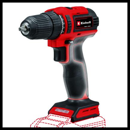 EINHELL TE-CD 18/40 Li BL - Solo - Trapano avvitatore a batteria 18V (senza  batteria)