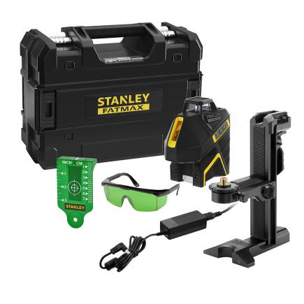 STANLEY Livella laser a 360° + 2 linee verticali a 90° Fatmax® SLGI-2V - raggio verde - 1