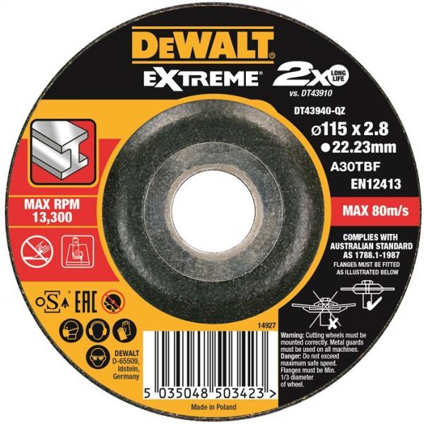 DeWALT Disco abrasivo Extreme per taglio metalli diametro 355x25, 4x3m - 1