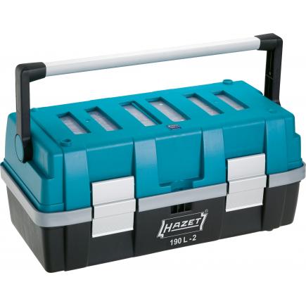 HAZET Cassetta portautensili in plastica con 2 vaschette portaminuteria estraibili - 1