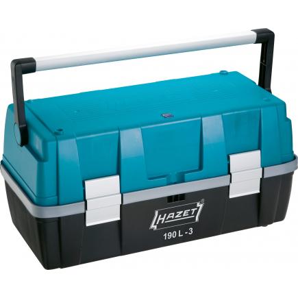 HAZET Cassetta portautensili in plastica con 3 vaschette portaminuteria estraibili - 1