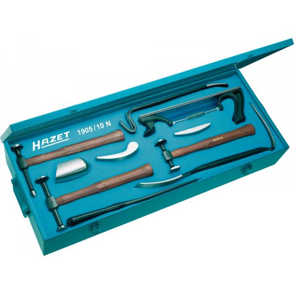 HAZET Set cassetta in metallo con utensili per carrozzerie (10 pz.) - 1