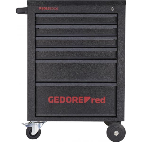 GEDORE R21562002 Carrello da officina MECHANIC con 6 cassetti e set di  attrezzi (166 pz.)