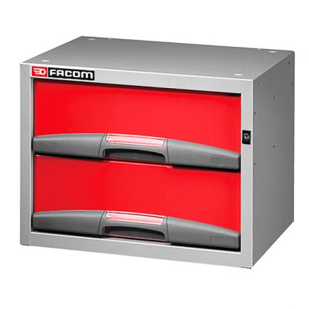 FACOM F50000041 Cassettiera bassa piccola con 2 cassetti fissi
