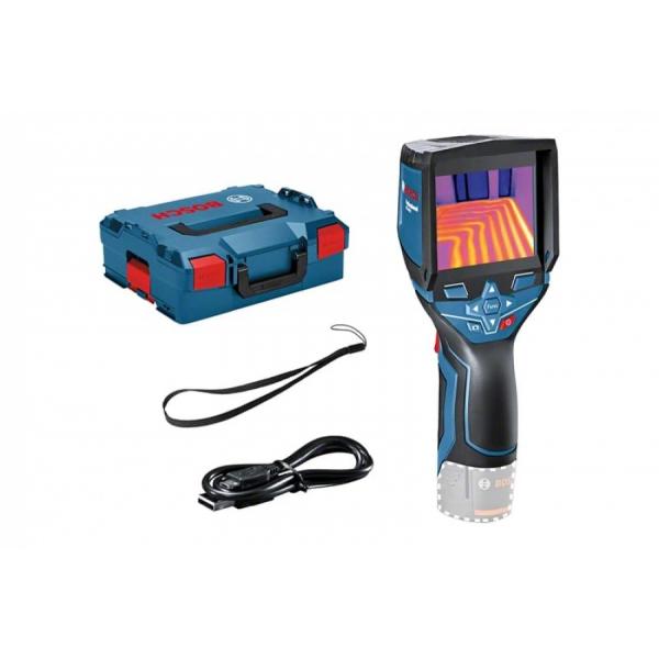 BOSCH 0601083108 Termocamera GTC 400 C Professional in valigetta L-BOXX 136  con cinturino di trasporto