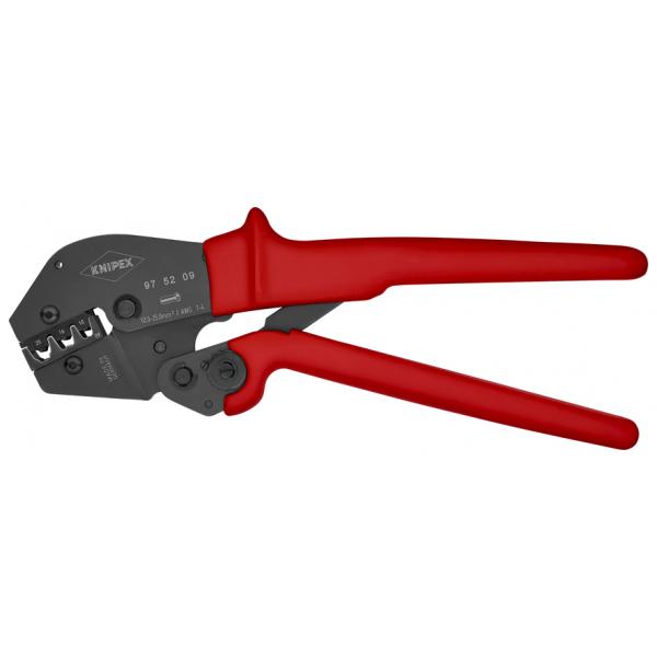 5-3/4 in. Crimping Pliers for End Sleeves (Ferrules) with Plastic-Coated  Handles