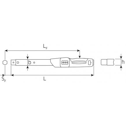 Chiave dinamometrica SERVICE-MANOSKOP® 730/II/65 QUICK - STAHLWILLE